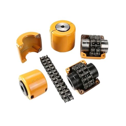 KC Roller Chain Coupling 1pc GL8022 22-100 Roller Gear Coupling 45 Steel(GL8022 Hole 58-58) in Saudi Arabia