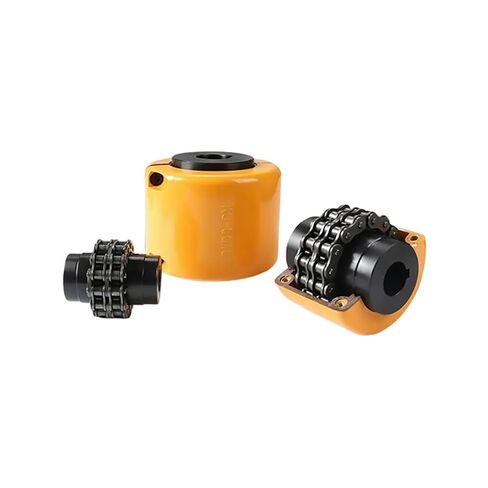 KC Roller Chain Coupling 1pc GL8022 22-100 Roller Gear Coupling 45 Steel(GL8022 Hole 58-58) in Saudi Arabia