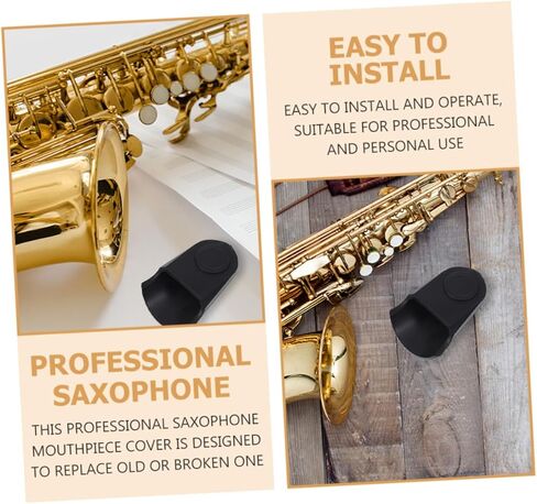 2pcs Sax Mouthpiece Cover Tenor Saxophone Protector Lightweight and Portable Design for Musicians and Students in Saudi Arabia