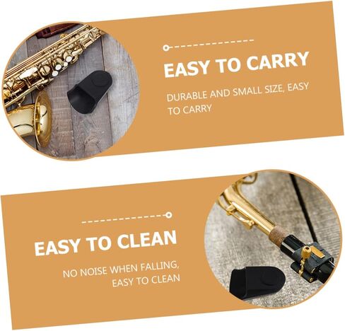 2pcs Sax Mouthpiece Cover Tenor Saxophone Protector Lightweight and Portable Design for Musicians and Students in Saudi Arabia