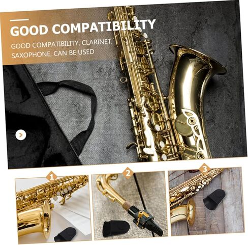 2pcs Sax Mouthpiece Cover Tenor Saxophone Protector Lightweight and Portable Design for Musicians and Students in Saudi Arabia