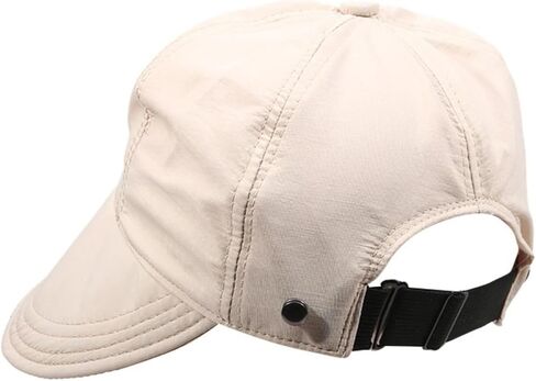 Foldable Sun Beach Hat-Women's Outdoor UV-Protection-Wide Brim UV Protection Summer Hat,Packable Beach Hat for Hiking/Gardening/Travel(Style 3 Khaki). in Saudi Arabia
