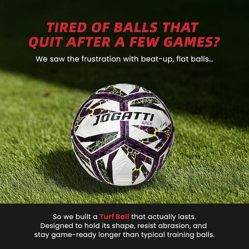 Apex Hybrid Futsal Ball – Professional Match Quality Indoor Soccer Ball Size 4-12 Embossed Panels, Textured PU Surface for Enhanced Grip & Control, Butyl Bladder, Multi-Layered Backing in Saudi Arabia
