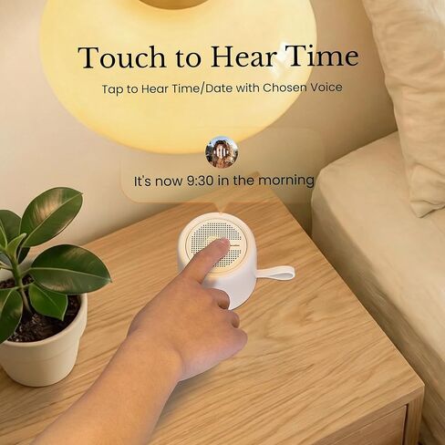 White Noise Sound Machine & Alarm Clock: Color Noises and Custom Soundscapes, App Control, Sleep Schedule, Multiple Alarms, 100 Volume Levels, Built-in Battery in Saudi Arabia