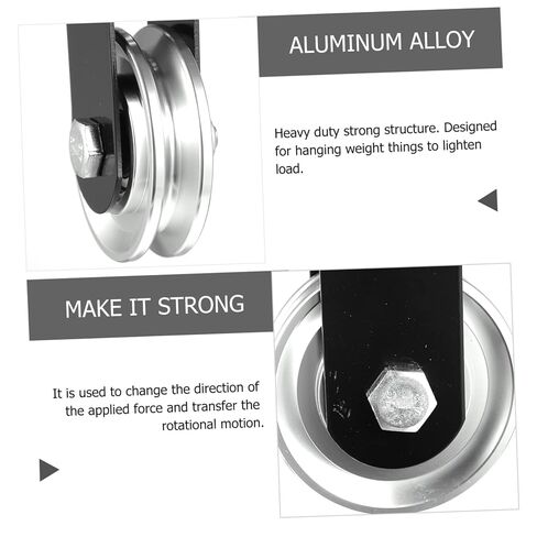 Heavy Duty Fitness Pulley Wheel Strength Training Accessory Silent Bearing Lifting Pulley for Gym in Saudi Arabia