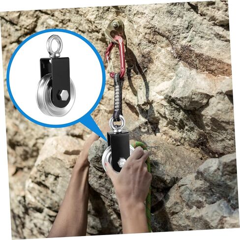 Heavy Duty Fitness Pulley Wheel Strength Training Accessory Silent Bearing Lifting Pulley for Gym in Saudi Arabia
