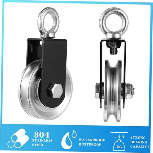 Heavy Duty Fitness Pulley Wheel Strength Training Accessory Silent Bearing Lifting Pulley for Gym in Saudi Arabia