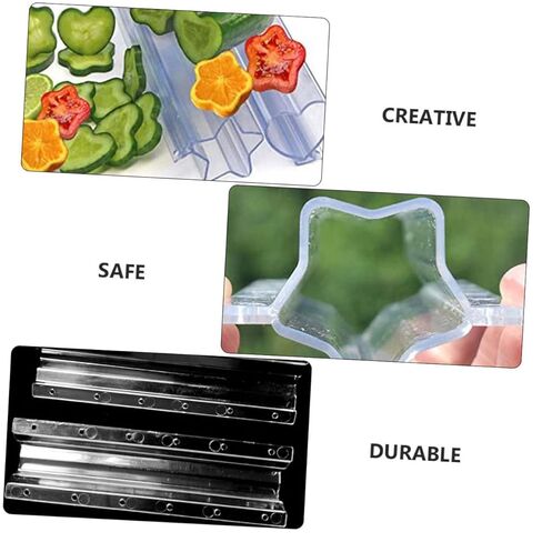 3pcs Cucumber Shaper Unique Star Fruit Shaped Vegetable Forming Tools for Garden Use Material for Safe in Saudi Arabia