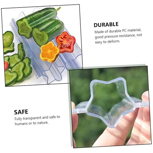 3pcs Cucumber Shaper Unique Star Fruit Shaped Vegetable Forming Tools for Garden Use Material for Safe in Saudi Arabia