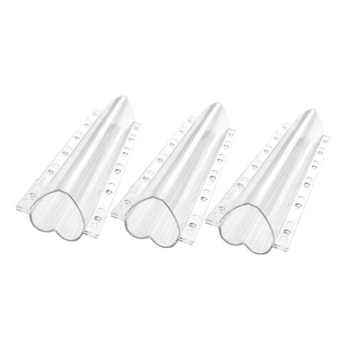 3pcs Heart Shaped Vegetable Molds Cucumber Fruit Shaper Durable Material Flexible Design for Gourd and Melon Shaping for Garden Use in Saudi Arabia