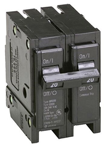 Eaton BR220 20 Amp Double Pole Circuit Breaker in Saudi Arabia