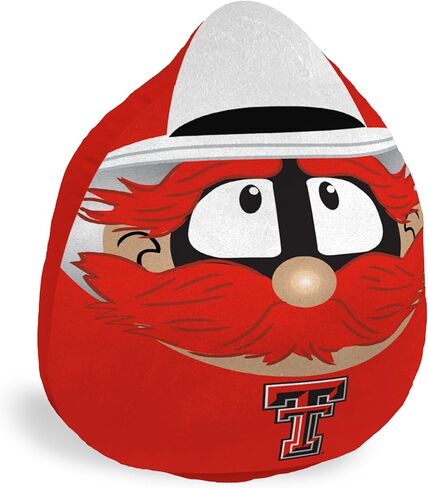 NCAA Texas Tech Red Raiders Plushie Mascot Pillow with Features in Kuwait