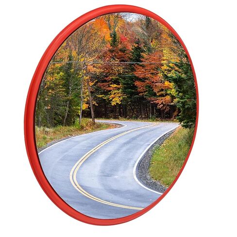24" Safety Convex Mirror for Blind Spots – Traffic Mirror for Indoor/Outdoor Use, Corner Mirrors for Parking, Security, Business, Garage, Warehouse, and Office in Saudi Arabia