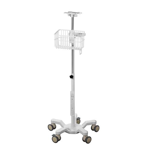 Rolling Stand for Edan M3 Series Vital Signs Monitor, (Monitor NOT Included), Blood Pressure Cuff Basket, Adjustable Pole, and Cord Organizer in Kuwait