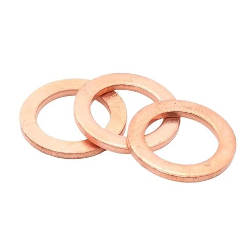 10pcs/20pcs Solid Copper Washer Flat Ring Gasket Sump Plug Seal Fittings Fastener Hardware Accessories ID 6/8/10/12/14MM(M10X14X1.0,10PCS) in Saudi Arabia