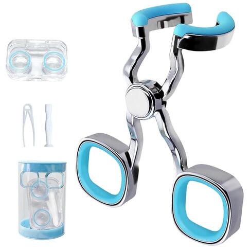 Contact Lens Applicator Tool, Eye Opener with Soft-Tip Sucker and Tweezer for Easy Insertion & Removal, Includes Portable Travel Case in Kuwait