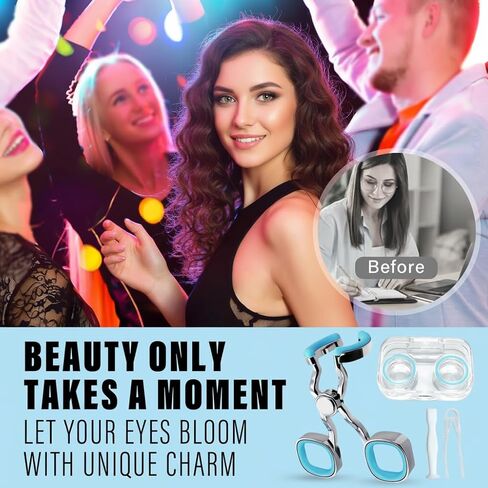 Contact Lens Applicator Tool, Eye Opener with Soft-Tip Sucker and Tweezer for Easy Insertion & Removal, Includes Portable Travel Case in Kuwait