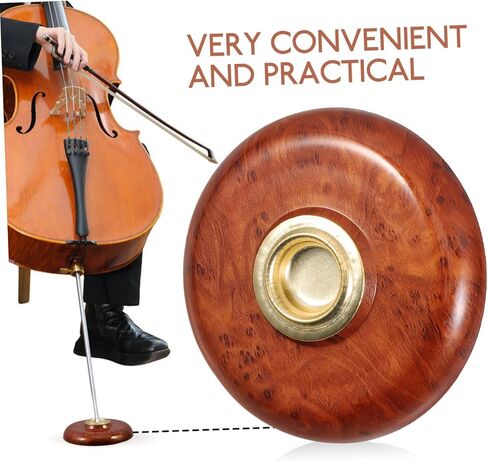 UPKOCH Non-slip Cello Pad Holder Anti-slide Cello Stand Accessory for String Instruments Bird Eye Maple Design in Saudi Arabia