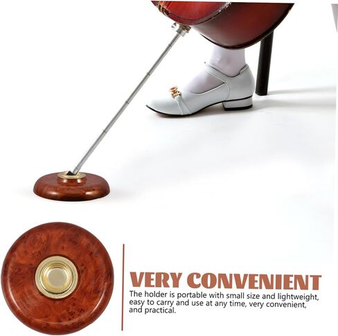 UPKOCH Non-slip Cello Pad Holder Anti-slide Cello Stand Accessory for String Instruments Bird Eye Maple Design in Saudi Arabia