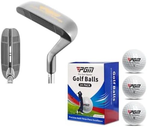 PGM Silver Golf Club Two Way Chipper 36° for Right Left Handed and 24 Pack 3-Piece Golf Balls in Saudi Arabia