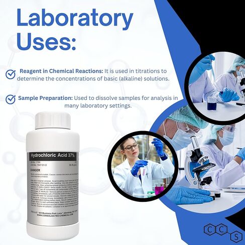 Hydrochloric Acid 37% Reagent Grade for High Purity Aqua Regia (Quart) in Saudi Arabia