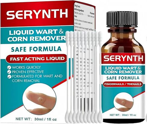 Salicylic Acid Wart Remover Liquid Freeze Off Formula Maximum Strength - 17% - Quickly & Painlessly Removes Plantar Warts, Corn Warts & Most Body Warts - Safe, Effective, Scar-Free Solution in Saudi Arabia
