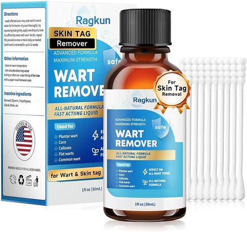 Fast Acting Wart Remover: with Salicylic Acid, Fast Acting Wart Freeze Off，for Plantar Wart, Common wart, Flat wart, and Corns.for Women and Men 30ML in Saudi Arabia