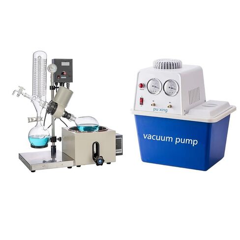 2L Rotary Evaporator with Circulating Water Vacuum Pump 110V Lab Rotavapor Chemistry Equipment Vacuum Evaporator with Digital Display for Solvent Removal, Distillation & Extraction in Kuwait
