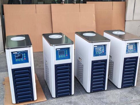 Rotary Evaporator 2L with lab Vacuum Pump and lab Chiller,Rotary Evaporator Cold Trap Condenser Kit 110V in Kuwait