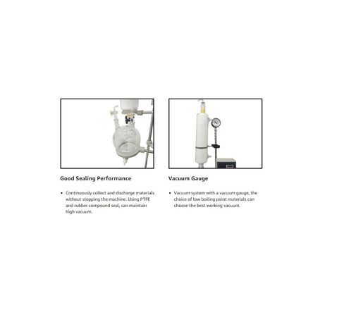 50L Rotary Evaporator RE-50 Dual condensing System，lab Evaporator Rotary 50L Vacuum Evaporator Digital Controller 0-90rpm Rotary Evaporator Set in Kuwait