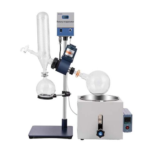 LAB Rotary Evaporator 2L with Vacuum Pump and 5L Cooling Chiller,Rotary Evaporator Kit 110V in Kuwait