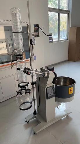 50L Rotary Evaporator with Vacuum Pump and Chiller lab Chiller, Digital PID Temperature Control, High Precision Lab Rotovap Set for Solvent Evaporation, Recovery, Pharmaceutical & Chemical Labs in Saudi Arabia