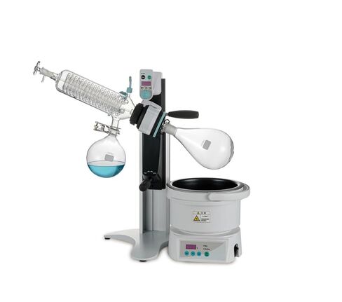 2L Rotary Evaporator Kit with 15L Circulating Water Vacuum Pump 110V Lab Rotavapor Chemistry Equipment Vacuum Evaporator with Digital Display for Solvent Removal, Distillation & Extraction in Kuwait