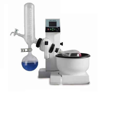 Rotary Evaporator with Automatic Lifting, 2L Lab Vacuum Evaporator, Laboratory Equipment Kit with Temperature LCD Display, Rotation Speed 20-200 RPM in Kuwait