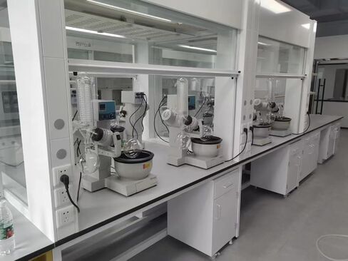 Rotary Evaporator with Automatic Lifting, 2L Lab Vacuum Evaporator, Laboratory Equipment Kit with Temperature LCD Display, Rotation Speed 20-200 RPM in Kuwait