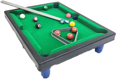 Kids Tabletop Billiards Game Set - Compact Pool Table for Parent Child Play Indoor Parties and Travel in Saudi Arabia