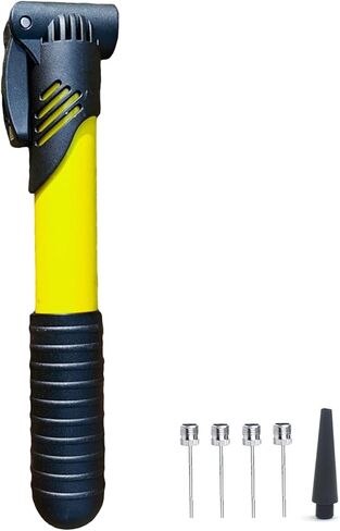 مضخة كرات للكرات الرياضية - نظام نفخ الدفع والسحب - مضخة يدوية لجميع كرات التمرين - مضخة كرة الطائرة، منفاخ كرة السلة، مضخة هواء لكرة القدم وكرة القدم in Kuwait