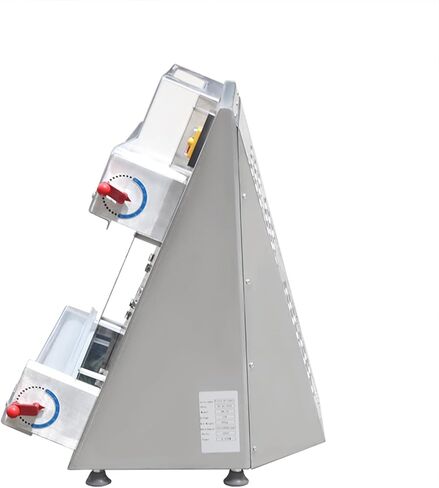 Commercial Pizza Dough Roller Sheeter 110V 370W 4-16inch Automatic Electric Pizza Dough Sheeter Machine Pastry Press, 0.7-5.4mm Adjustable Thickness for Bakeries, Pizza Shops, Restaurants in Saudi Arabia