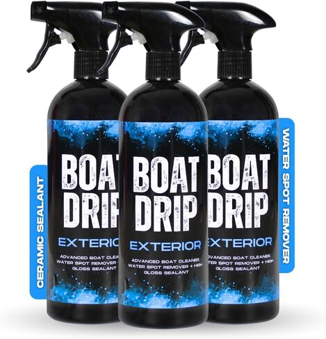 Exterior Cleaner, All Purpose Boat Cleaner with SiO₂ Ceramic Sealant, Tangerine Scent - Effective Water Spot & Boat Protectant, Yachts, Marrine Vessels & More in Kuwait