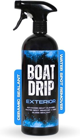 Exterior Cleaner, All Purpose Boat Cleaner with SiO₂ Ceramic Sealant, Tangerine Scent - Effective Water Spot & Boat Protectant, Yachts, Marrine Vessels & More in Saudi Arabia