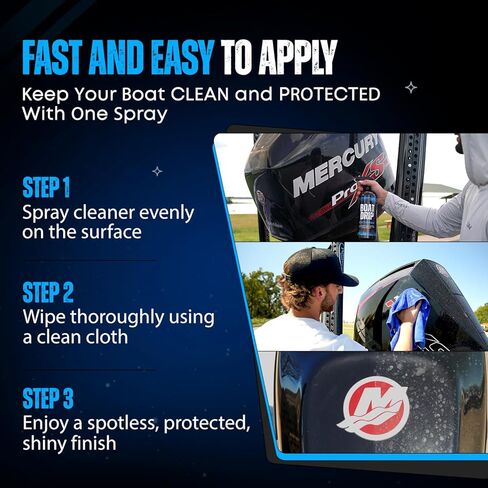 Exterior Cleaner, All Purpose Boat Cleaner with SiO₂ Ceramic Sealant, Tangerine Scent - Effective Water Spot & Boat Protectant, Yachts, Marrine Vessels & More in Saudi Arabia