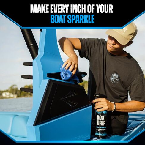 Exterior Cleaner, All Purpose Boat Cleaner with SiO₂ Ceramic Sealant, Tangerine Scent - Effective Water Spot & Boat Protectant, Yachts, Marrine Vessels & More in Saudi Arabia