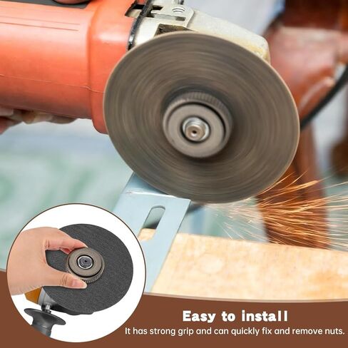 صامولة شفة 5/8"-11 لمطحنة زاوية الخيط، صامولة قفل مطحنة سريعة الإصدار 5/8-11 لقطع غيار مطحنة الزاوية، فولاذ عالي القوة (الحجم: قطعة واحدة) in Kuwait