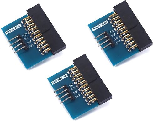 Teyleten Robot SWD to JTAG Adapter Board Platen DC3-20P/2.54mm for STM32 3pcs in Kuwait