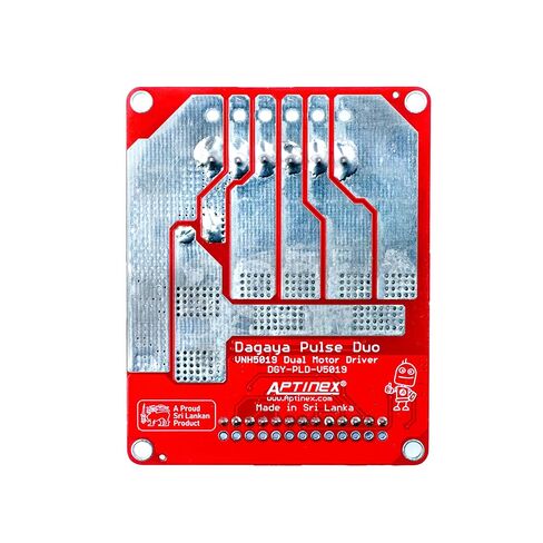 Dagaya Pulse Duo – VNH5019 محرك ثنائي المحرك، 5.5 فولت - 24 فولت، تيار الذروة 12 أمبير مستمر/30 أمبير، التحكم في PWM، حماية متقدمة (التيار الزائد، إيقاف التشغيل الحراري، UVLO) للروبوتات والأتمتة الصناعية والأعمال اليدوية in Kuwait