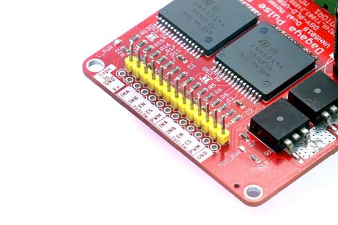 Dagaya Pulse Duo – VNH5019 محرك ثنائي المحرك، 5.5 فولت - 24 فولت، تيار الذروة 12 أمبير مستمر/30 أمبير، التحكم في PWM، حماية متقدمة (التيار الزائد، إيقاف التشغيل الحراري، UVLO) للروبوتات والأتمتة الصناعية والأعمال اليدوية in Kuwait