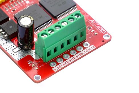 Dagaya Pulse Duo – VNH5019 محرك ثنائي المحرك، 5.5 فولت - 24 فولت، تيار الذروة 12 أمبير مستمر/30 أمبير، التحكم في PWM، حماية متقدمة (التيار الزائد، إيقاف التشغيل الحراري، UVLO) للروبوتات والأتمتة الصناعية والأعمال اليدوية in Kuwait