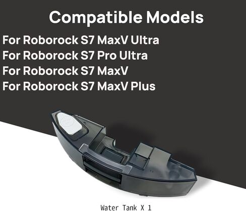 خزان مياه بديل يتم التحكم فيه كهربائيًا متوافق مع قطع غيار المكنسة الكهربائية Roborock S7 MaxV Ultra، S7 Pro Ultra Robot، خزان المياه الآلي in Kuwait