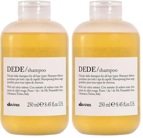Davines Dede Shampoo ، التطهير اليومي الحساس لجميع أنواع الشعر والتوازن وإضافة لمعان in Kuwait