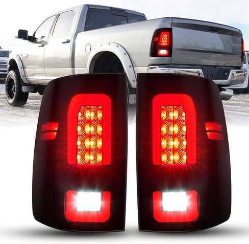 تم ترقية AutoOne لتجميع أضواء ذيل دودج رام ، مجموعة مصباح الذيل تناسب 2002-2006 Dodge RAM Pickup Back Factory OEM Side & Raptenger Side ، بدون لمبات in Saudi Arabia